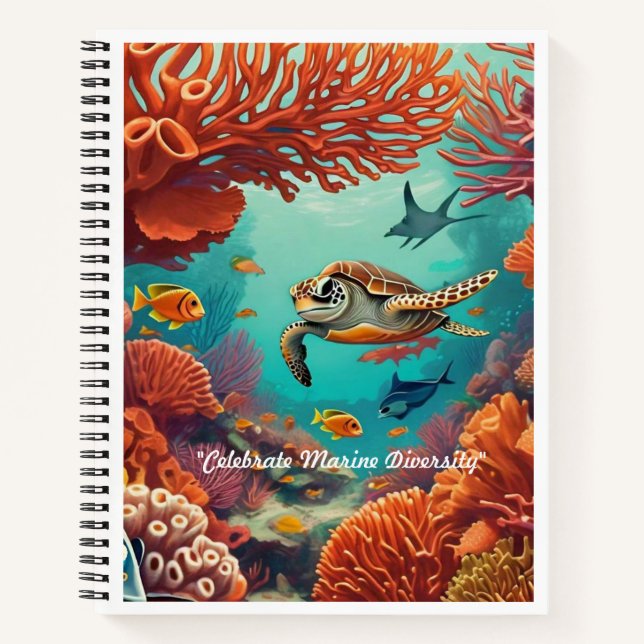 "Living Reef" Notebook (Front)