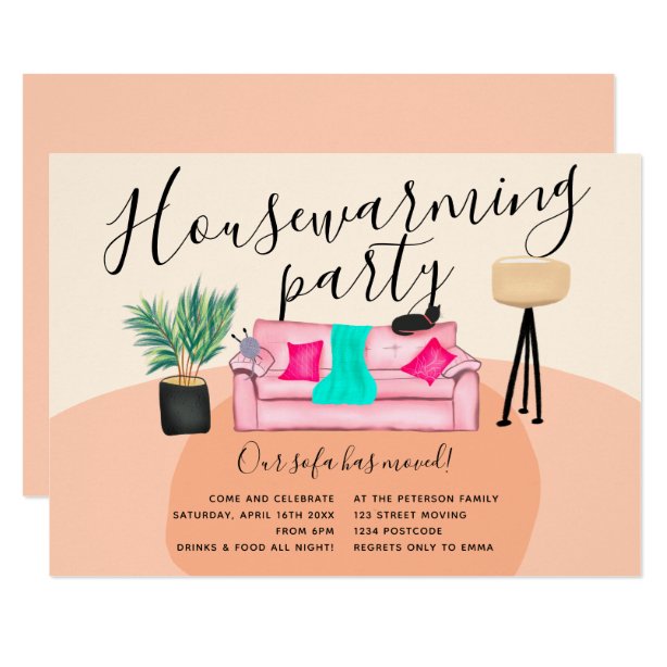 Funny Housewarming Party Invitations Zazzle Uk 