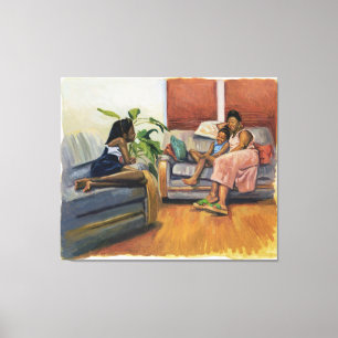 Living Room Lounge 2000 Canvas Print
