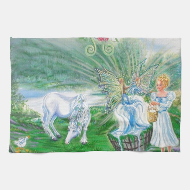 Living Spring Tea Towel (Horizontal)