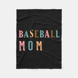 Living That Baseball Mom Life Team Name T Shirt  Fleece Blanket