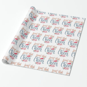 Living That Cheer Life. Cheerleading Design Ideas Wrapping Paper