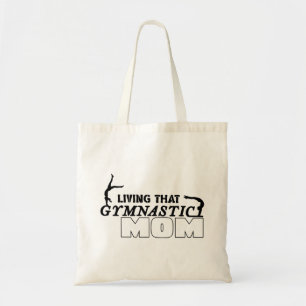 Living That Gymnastics Mum, Gymnastics Lover Tote Bag