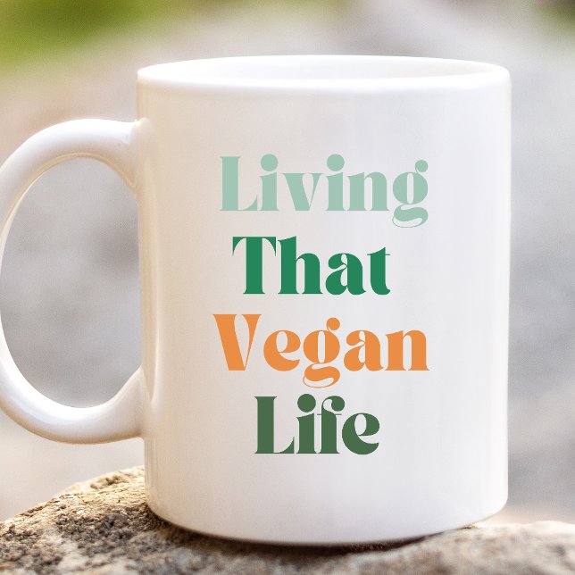 Living That Vegan Life Mug (Creator Uploaded)