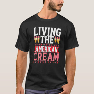 Living The American Cream Sorbet Popsicle Mochi Pr T-Shirt