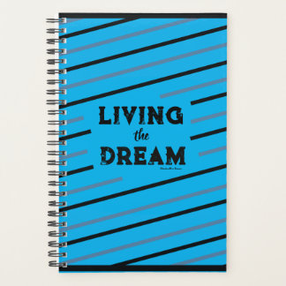 Living the Dream 5.5" x 8.5" Planner (Blue)