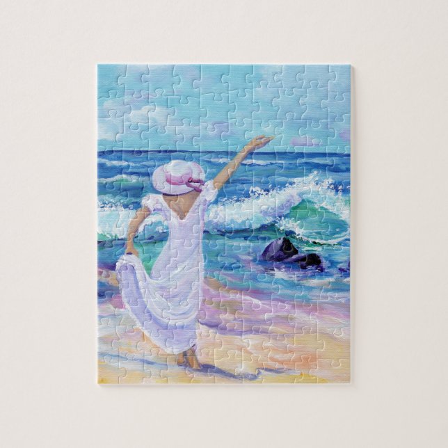 Living the Dream Girl at the Beach Puzzles (Vertical)