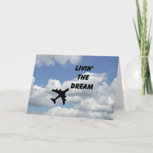 Living The Dream Horizontal Card