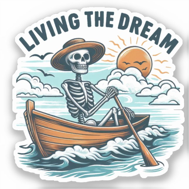 Living The Dream - Skeleton (2) (Front)