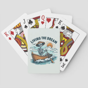 Living The Dream - Skeleton (2) Playing Cards