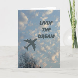 Living The Dream Vertical Card