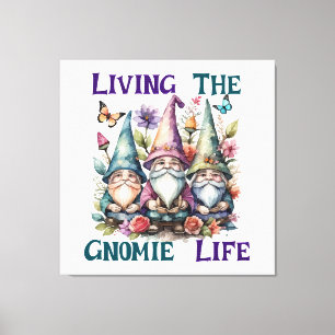 Living The Gnome Life Canvas Print