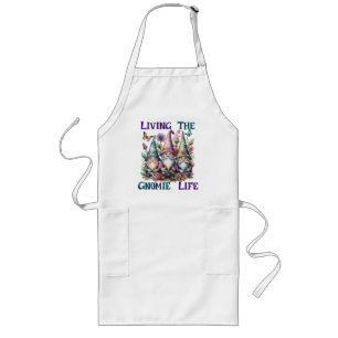 Living The Gnome Life Long Apron