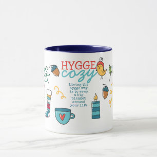 Living the Hygge Life - Cosy Folk Art Mug