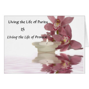 Living the Life of Purity Card.