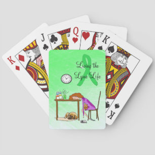 Living the Lymie Life Lyme Disease Playing Cards