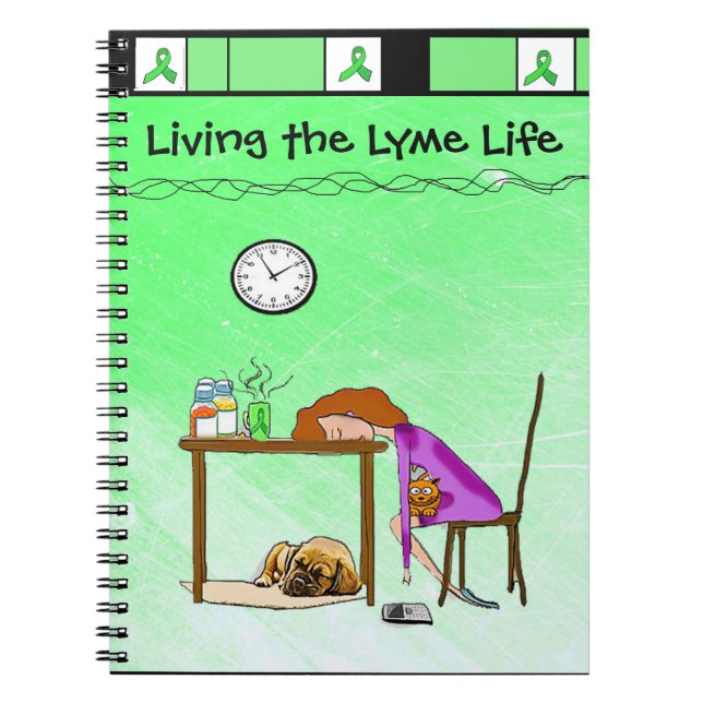 Living the Lymie Life Notebook or Journal (Front)