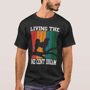 Living The One Cent Dream Shiba Inu Token Coin Cry T-Shirt