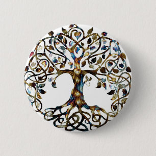 Living Tree 6 Cm Round Badge