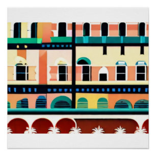 Living Tropical Paradise Poster