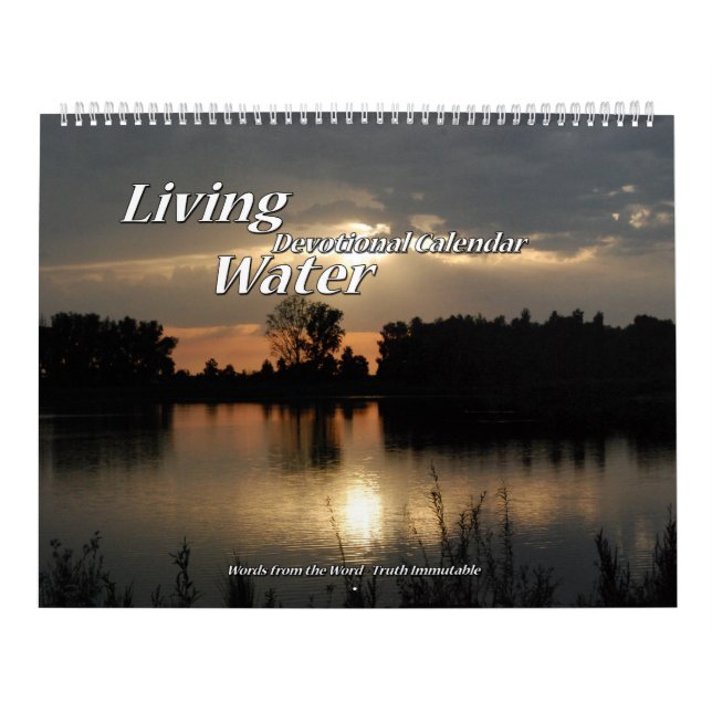 Living Water Devotional Calendar two page (Cover)