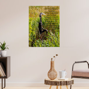 Living Water John 4 Inspirational Poster