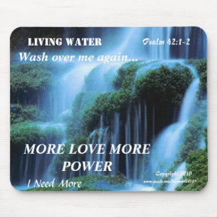 Living Water Mousepad. Mouse Mat