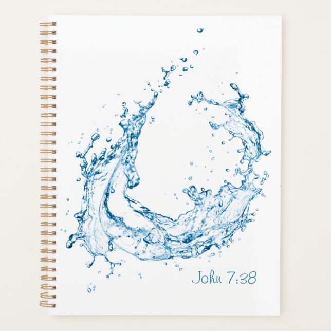 Living Water  Planner (Front)