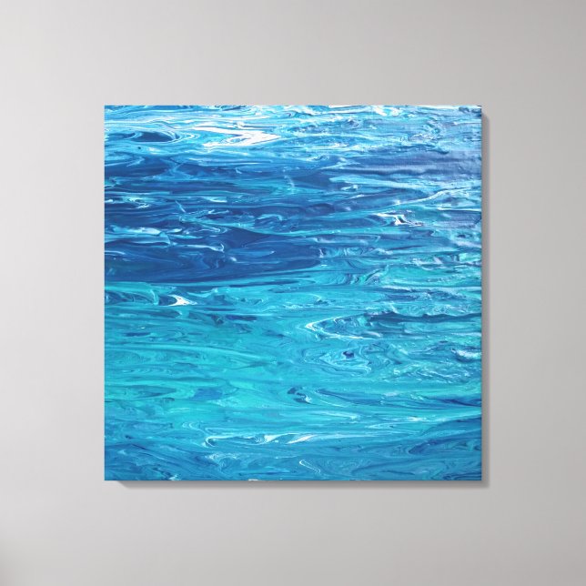 "Living Water" Stretched Canvas Print (Front)