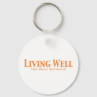 Living Well The Best Revenge Gifts Key Ring