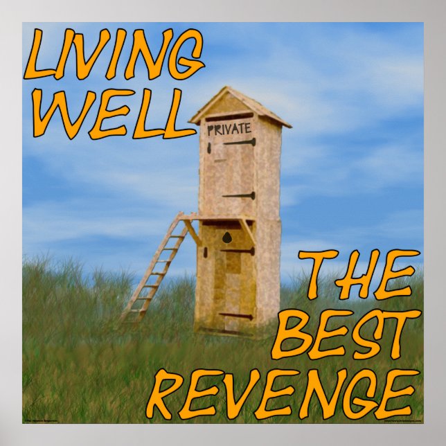 Living Well The Best Revenge Poster (Front)