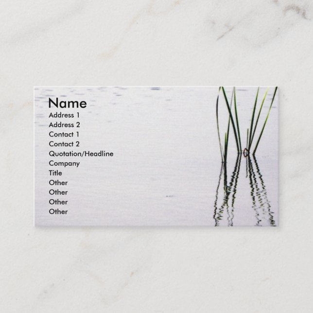 Living Zen Business Card (Front)