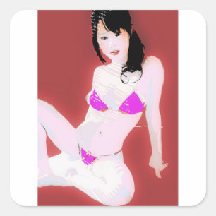 LivingDoll1 Square Sticker