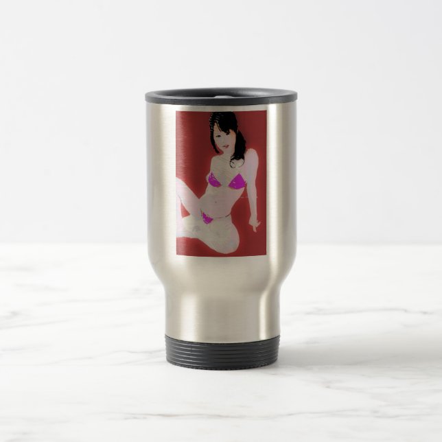 LivingDoll1 Travel Mug (Center)