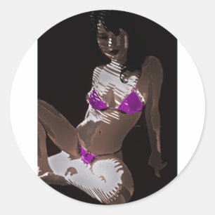LivingDoll 3 Classic Round Sticker