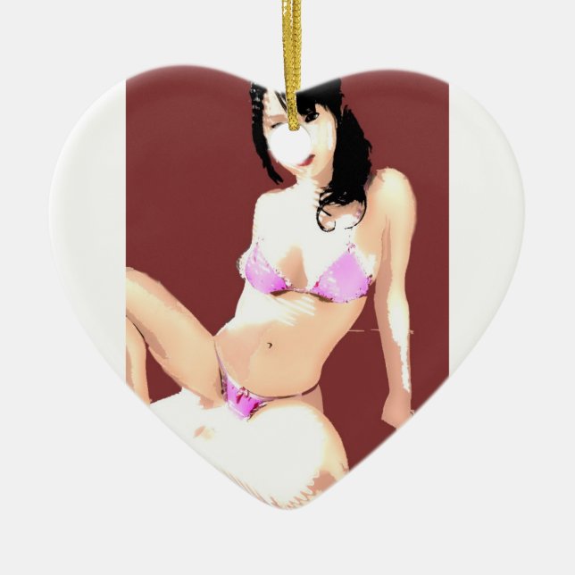 LivingDoll 5 Ceramic Tree Decoration (Front)