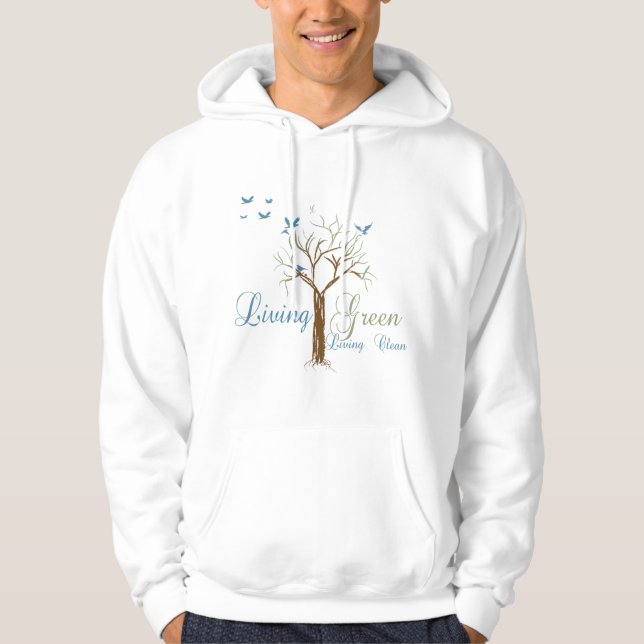 LivingGreen Hoodie (Front)