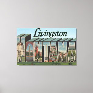 Livingston, Montana Canvas Print