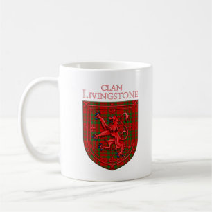 Livingstone Tartan Scottish Plaid Lion Rampant Coffee Mug