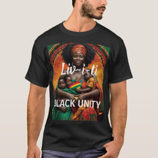 LIVITI -BLACK UNITY Basic Dark T-Shirt