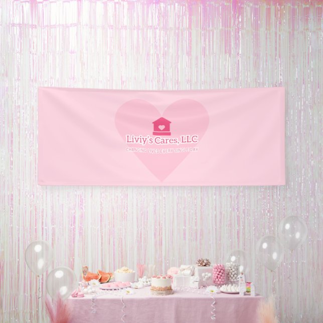 Liviy's Cares Logo Banner (Party)