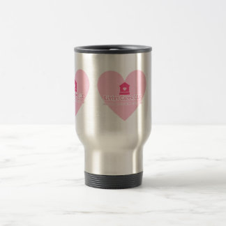 Liviys Cares Logo Travel Mug