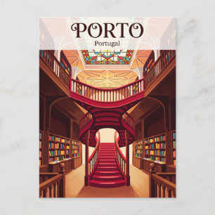 Livraria Lello Portugal Postcard