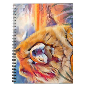 Livvy chow spiral notebook