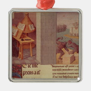 Livy Writing and the Foundation of Rome Metal Tree Decoration