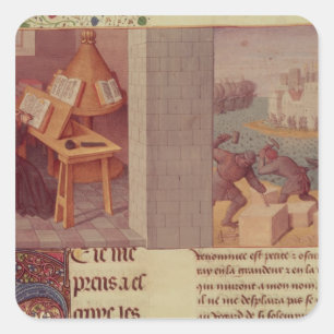 Livy  Writing and the Foundation of Rome Square Sticker