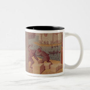 Livy Writing and the Foundation of Rome Two-Tone Coffee Mug