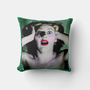 Liz is horrified and terrified cushion