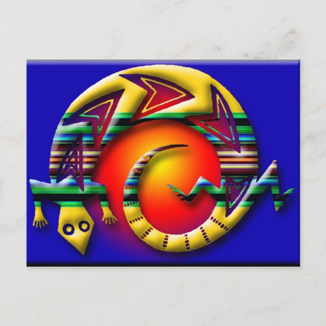 lizard3 postcard (Front)