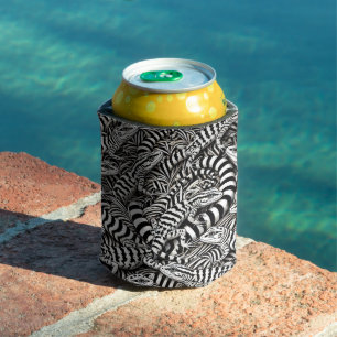 Lizard Art Can Cooler